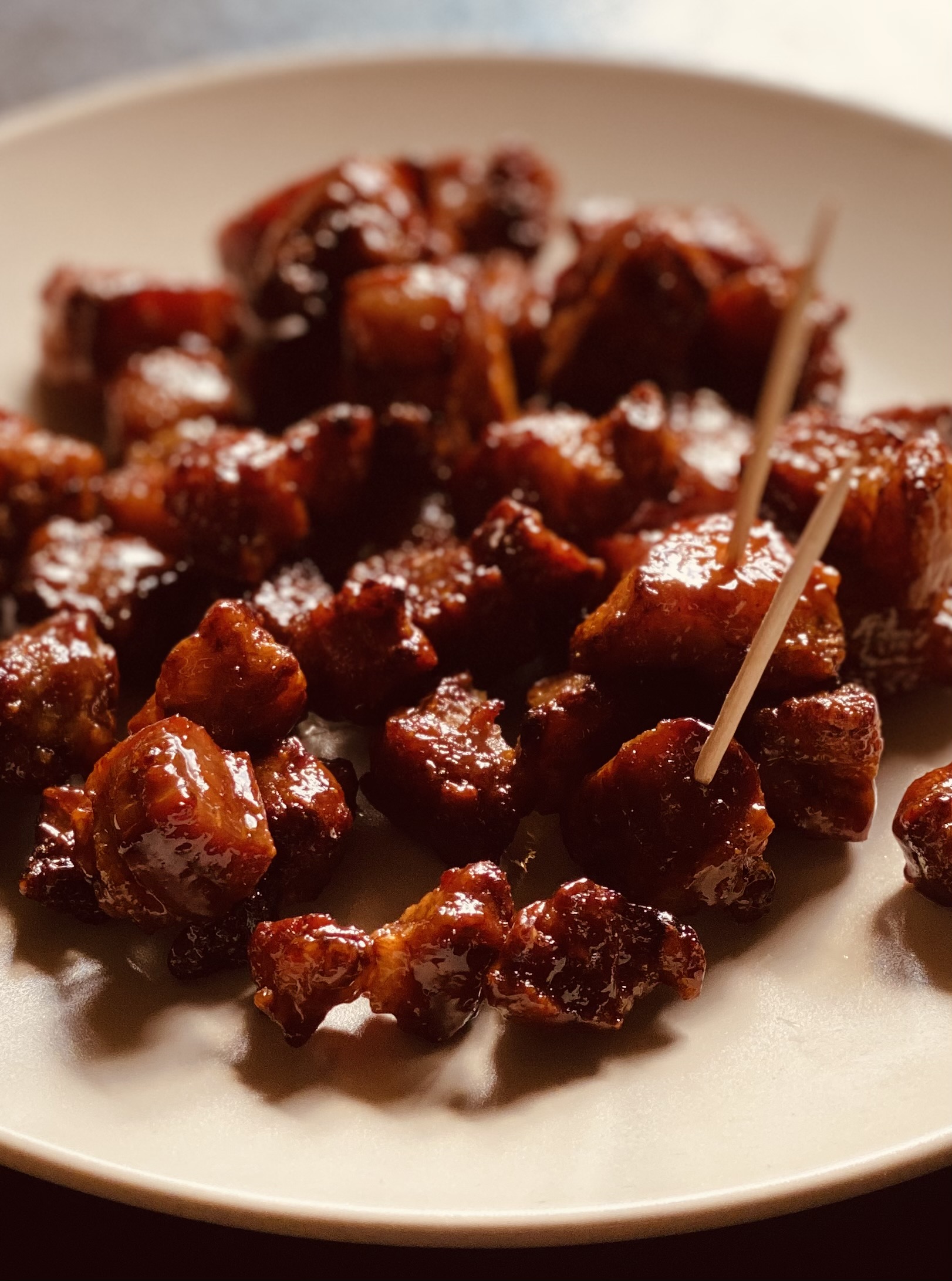 Candied Pork Belly Bites